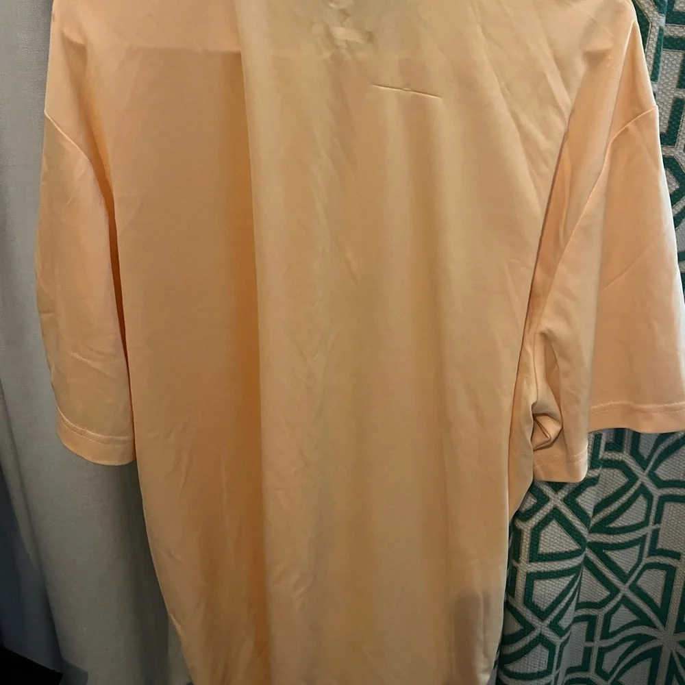 Men’s Orange Dri Fit Polo by Adidas A124 - Picture 3 of 3